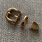 Messing OEM/ODM van nikkel het Vrije Vierkante Pin Buckle Gold Nickle Anti